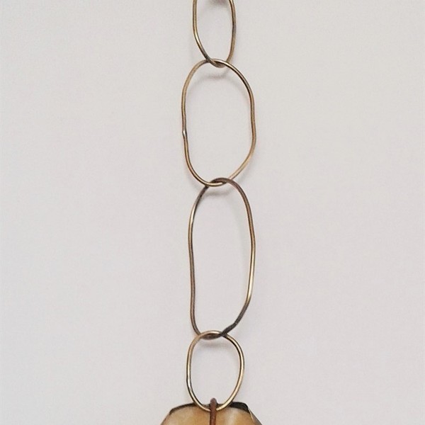 Stone necklace no1, χειροποίητο μακρύ κολιέ από ορείχαλκο - chic, handmade, fashion, ορείχαλκος, χαλκός, μακρύ, κολιέ, χειροποίητα, boho - 4