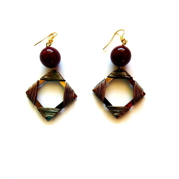 shell pearl earrings - chic, handmade, σκουλαρίκια, χειροποίητα