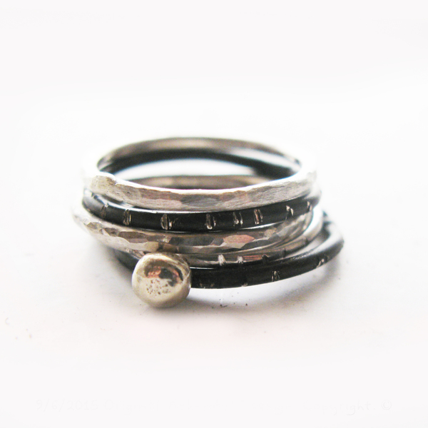 Δαχτυλίδι ασήμι 925 - Stackable silver ring - chic, handmade, design, μοναδικό, μοντέρνο, γυναικεία, chevalier, ασήμι 925, δώρο, customized, street style, δαχτυλίδι, δαχτυλίδια, χειροποίητα, εντυπωσιακά, set, για όλες τις ώρες, δωράκι, είδη δώρου, βεράκια, casual, boho - 2