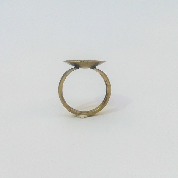 Love ring, δαχτυλίδι καρδιά χειροποίητο, ορείχαλκος - chic, handmade, ορείχαλκος, καρδιά, δαχτυλίδι, δαχτυλίδια, χειροποίητα, boho - 2