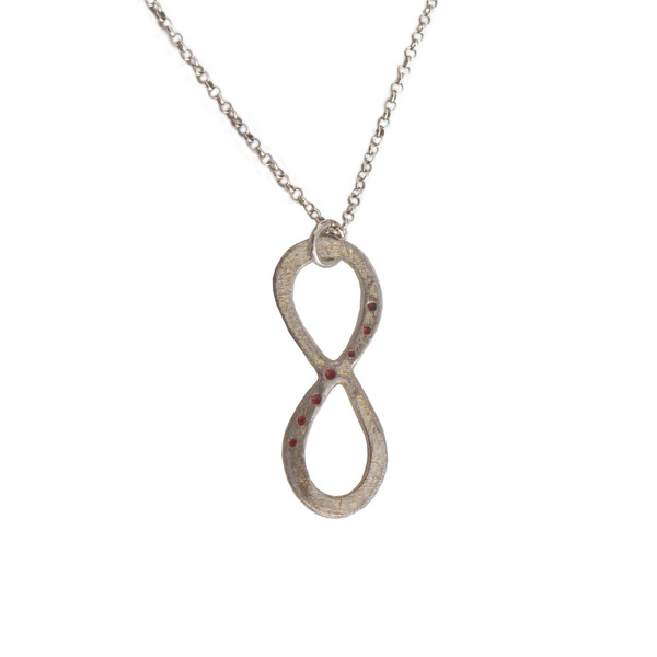 Άπειρο κολιέ με αλυσίδα / silver chain necklace / infinity necklace/handmade necklace - ασήμι, charms, μοναδικό, επιχρυσωμένα, ασήμι 925, μακρύ, κορίτσι, δώρο, άπειρο, κρεμαστά, έλληνες σχεδιαστές