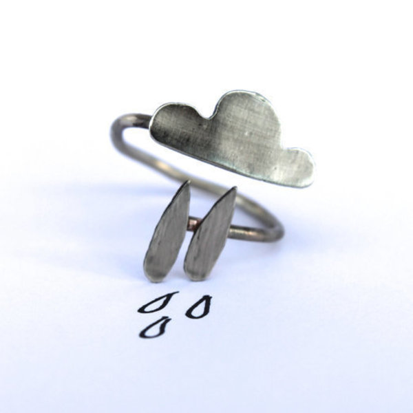 ο Cloud | Σύννεφο Δαχτυλίδι Ασήμι 925 - ασήμι 925, δαχτυλίδι, χειροποίητα, συννεφάκι, minimal, μικρά, boho, αυξομειούμενα - 2