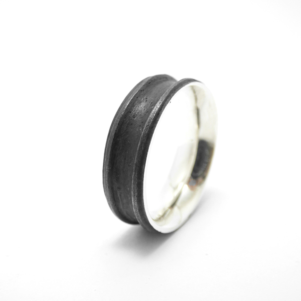 " Ditch ring " - Δαχτυλίδι από ασήμι 925 και οξείδωση-Unisex-. - ασήμι, chic, handmade, βραδυνά, fashion, καλοκαιρινό, vintage, design, ιδιαίτερο, μοναδικό, μοντέρνο, καλοκαίρι, sexy, ασήμι 925, ανδρικά, ανοιξιάτικο, χειμωνιάτικο, donkey, δαχτυλίδι, χειροποίητα, απαραίτητα καλοκαιρινά αξεσουάρ, must αξεσουάρ, κλασσικά, boho, ethnic