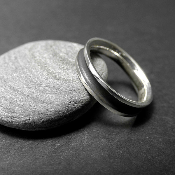 " Small Ditch ring " - Δαχτυλίδι από ασήμι 925 και οξείδωση-Unisex-. - ασήμι, chic, handmade, βραδυνά, fashion, καλοκαιρινό, vintage, κλασσικό, design, ιδιαίτερο, μοναδικό, μοντέρνο, γυναικεία, sexy, ασήμι 925, ανδρικά, ανοιξιάτικο, χειμωνιάτικο, donkey, δαχτυλίδι, χειροποίητα, απαραίτητα καλοκαιρινά αξεσουάρ, must αξεσουάρ, κλασσικά, boho, ethnic - 2