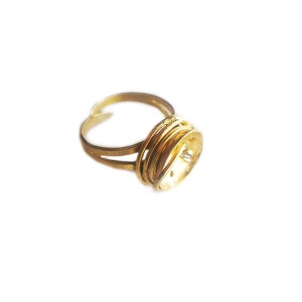 Δαχτυλίδι ασημένιο με επιχρύσωση 24 καρατίων/handmade gold vermeil ring - chic, handmade, μοναδικό, μοντέρνο, chevalier, επιχρυσωμένα, επιχρυσωμένα, street style, δαχτυλίδι, δαχτυλίδια, χειροποίητα, εντυπωσιακά, εντυπωσιακό, must αξεσουάρ, must, ασημένια, μεγάλα, αυξομειούμενα - 2