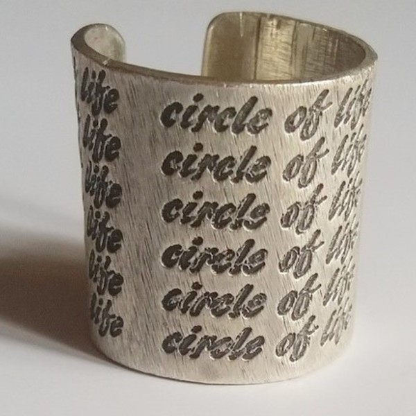 silver ring "circle of life" - ασήμι 925