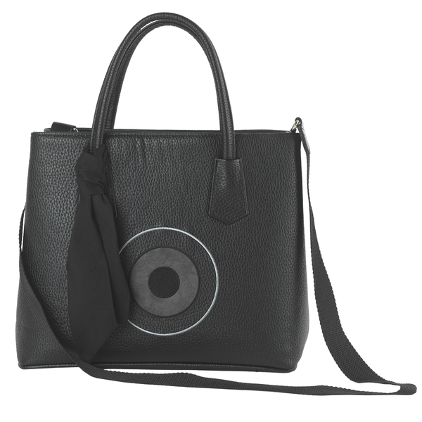 Signiora Black - Bag by Christina Malle - τσάντα, μάτι, δερματίνη