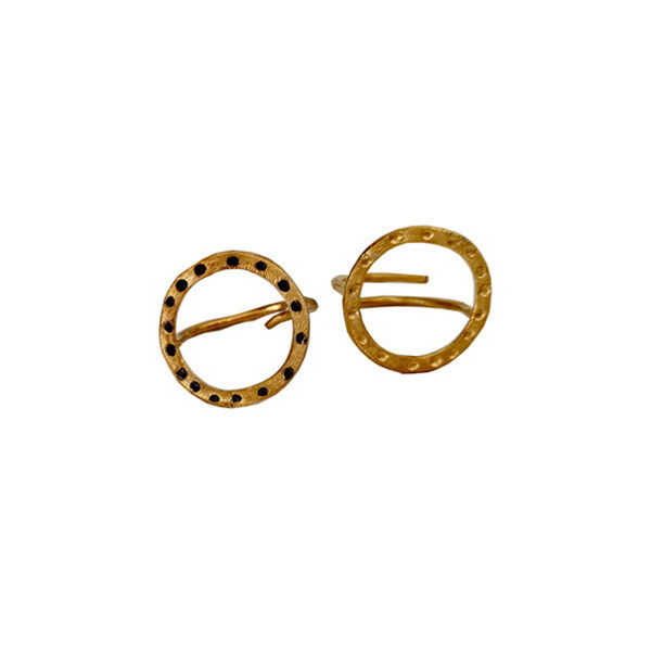 Χειροποίητο δαχτυλίδι απο ασήμι 925 / Handmade karma ring/open circle ring - chic, handmade, μοναδικό, μοντέρνο, chevalier, επιχρυσωμένα, στρογγυλό, ασήμι 925, κύκλος, customized, δαχτυλίδι, γεωμετρικά σχέδια, δαχτυλίδια, χειροποίητα, minimal, αυξομειούμενα, δώρα για γυναίκες