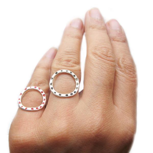 Χειροποίητο δαχτυλίδι απο ασήμι 925 / Handmade karma ring/open circle ring - chic, handmade, μοναδικό, μοντέρνο, chevalier, επιχρυσωμένα, στρογγυλό, ασήμι 925, κύκλος, customized, δαχτυλίδι, γεωμετρικά σχέδια, δαχτυλίδια, χειροποίητα, minimal, αυξομειούμενα, δώρα για γυναίκες - 5