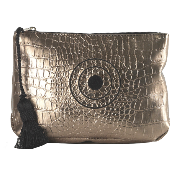 Signorina Gold - Bag by Christina Malle - με φούντες, με φούντες, μάτι, δερματίνη