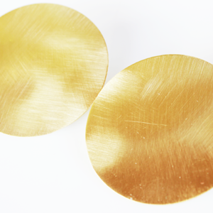 Σκουλαρίκια κύκλος σε χρυσό τόνο - επιχρυσωμένα, ορείχαλκος, σκουλαρίκια, must αξεσουάρ