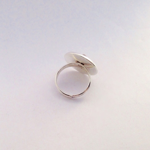 δαχτυλίδι με βιολί - γυαλί, γυναικεία, επάργυρα, δαχτυλίδι, αξεσουάρ, γυναίκα, αυξομειούμενα - 2