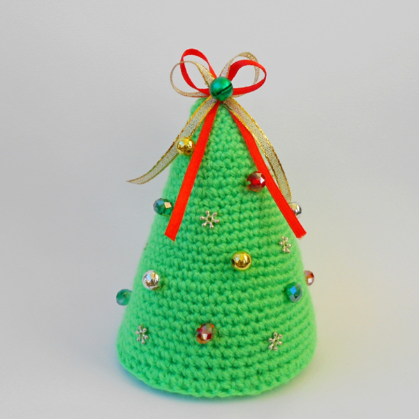 Χριστουγεννιάτικο δέντρο. - νήμα, δωράκι, χριστουγεννιάτικο δέντρο, διακοσμητικά, χριστουγεννιάτικα δώρα - 2