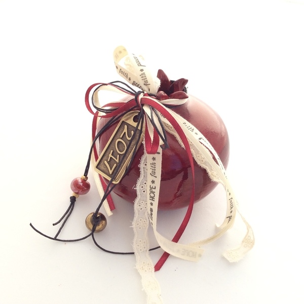 Ρόδι κεραμικό μεγάλο - Ceramic large pomegranate