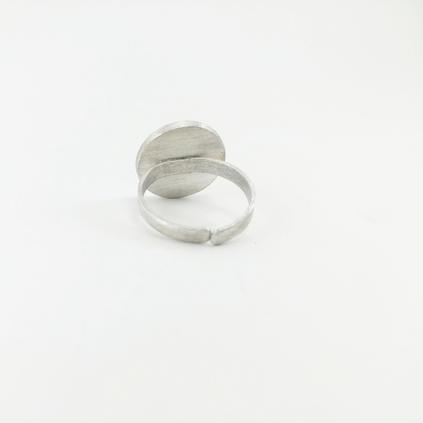 Candy ring - μονόχρωμες, χρωματιστό, γυαλί, στρογγυλό, ασήμι 925, δαχτυλίδι, γεωμετρικά σχέδια, minimal, μικρά, αυξομειούμενα - 2