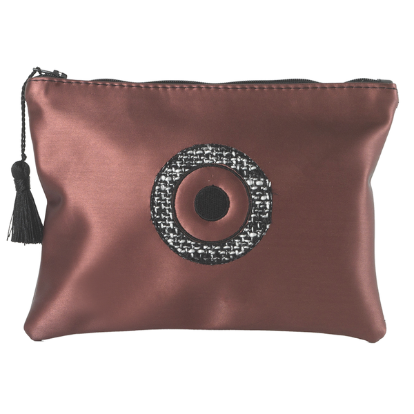 Miss Bordo - Envelope Bag by Christina Malle - με φούντες, μάτι, δερματίνη