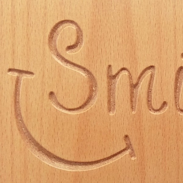 Ξύλινο Κάδρο "Smile" - handmade, διακοσμητικό, ξύλο, πίνακες & κάδρα, δώρο, διακόσμηση, χειροποίητα, δωράκι, είδη διακόσμησης, είδη δώρου, ξύλινο - 2