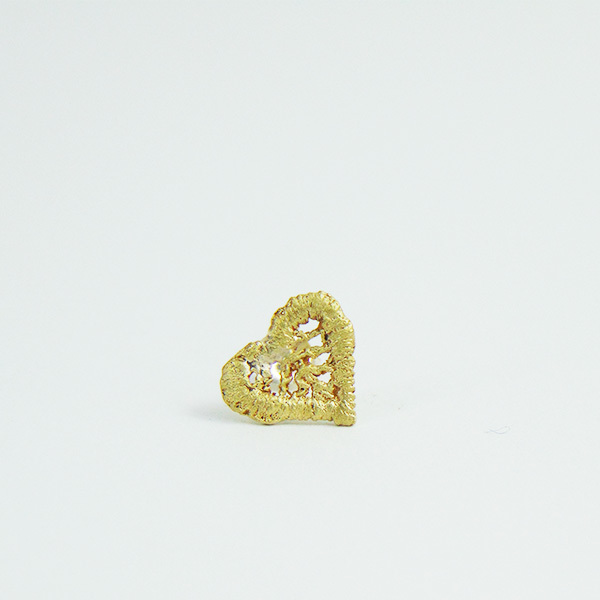 "Lace hearts" - Σκουλαρίκια καρδούλες από δαντέλα - handmade, fashion, δαντέλα, μοναδικό, ορείχαλκος, ασήμι 925, σκουλαρίκια, χειροποίητα, elegant, unique - 3