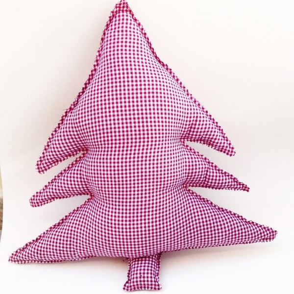 Δεντρακια μαξιλαράκια διακοσμητικά !! - ύφασμα, χριστουγεννιάτικο, χριστουγεννιάτικο δέντρο - 3
