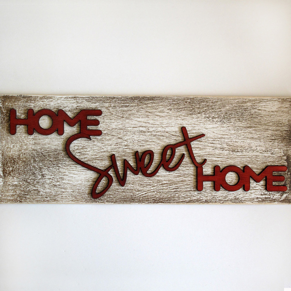 Καλώς ήρθατε σπίτι μας - ξύλο, ιδιαίτερο, μοναδικό, τοίχου, κρεμαστά - 2