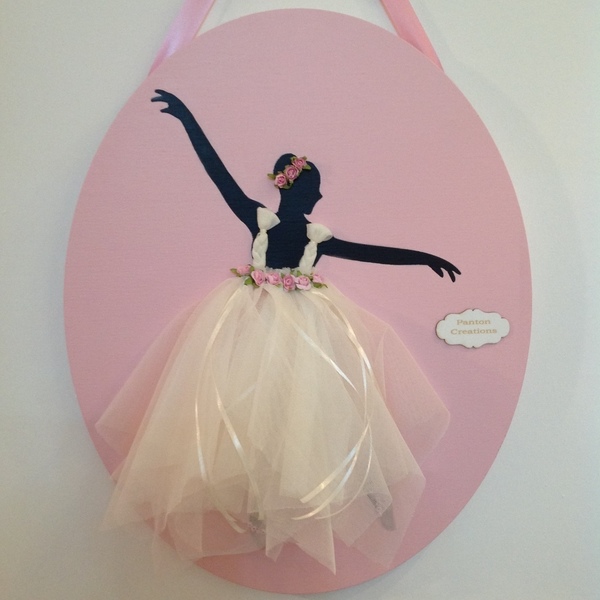 " Prima Ballerina " Μπαλαρίνα σε καμβά - πίνακες & κάδρα, καμβάς, κορίτσι, επιτοίχιο, δώρο, μπαλαρίνα, χειροποίητα, romantic, παιδική διακόσμηση, παιδικά κάδρα - 2