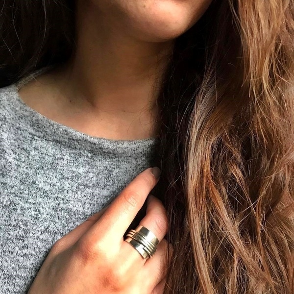 Χειροποίητο μίνιμαλ ασημένιο δαχτυλίδι - ασήμι 925, δαχτυλίδι, minimal - 3