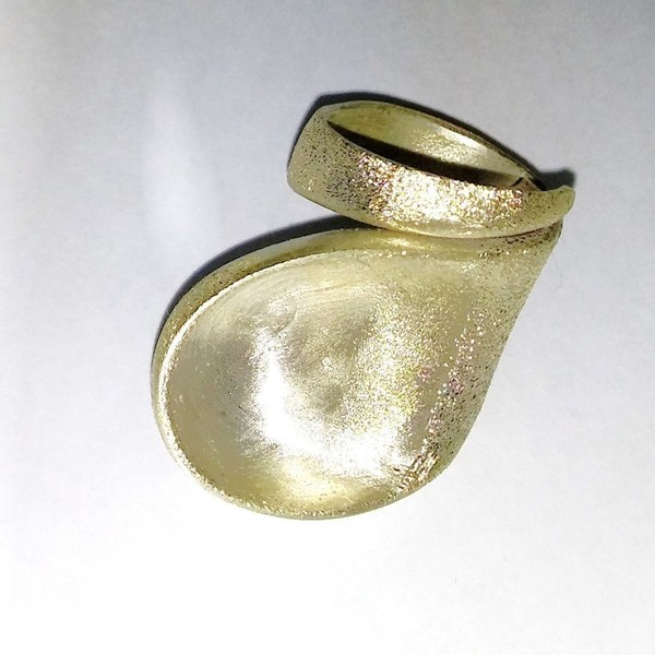 Δαχτυλίδι ασημένιο σε σχήμα ''κουτάλι'' - ασήμι 925, δαχτυλίδι, ασημένια