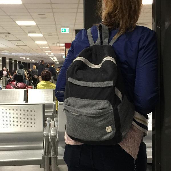 Τσάντα backpack - μαλλί, ύφασμα, πλάτης, σακίδια πλάτης - 5