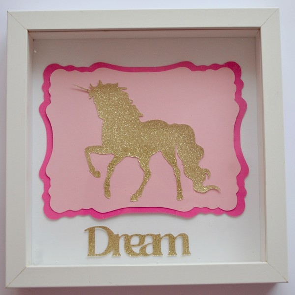 Unicorn Frame - διακοσμητικό, πίνακες & κάδρα, κορίτσι, personalised, παιδικά κάδρα