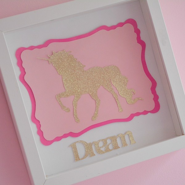 Unicorn Frame - διακοσμητικό, πίνακες & κάδρα, κορίτσι, personalised, παιδικά κάδρα - 3