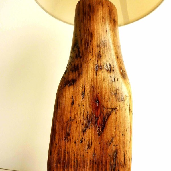Bottle. Μοναδικό, χειροποίητο φωτιστικό από ξύλο...της θάλασσας! - διακοσμητικό, ξύλο, μοναδικό, τσιμέντο, χειροποίητα, ξύλινο, unique - 3