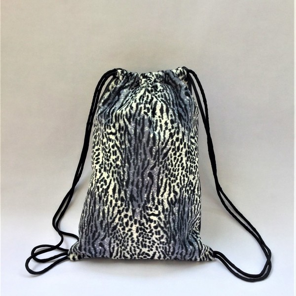 Backpack animal print - animal print, fashion, μοντέρνο, στυλ, πλάτης, τσάντα, χειροποίητα, ethnic