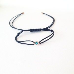Mini bracelet - ημιπολύτιμες πέτρες, chic, charms, ιδιαίτερο, mini, swarovski, κορδόνια, elegant, romantic, minimal, χεριού, αυξομειούμενα