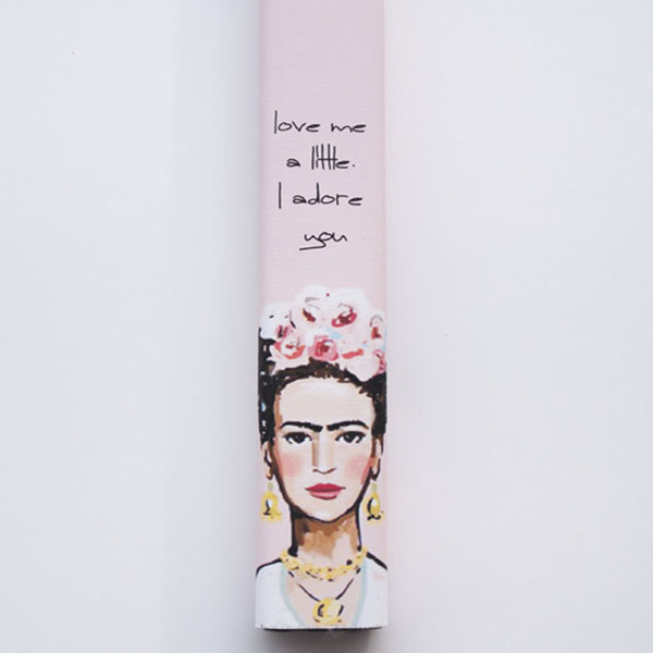 EASTER CANDLE I FRIDA KAHLO Ι LOVE ME - καμβάς, λαμπάδες - 2