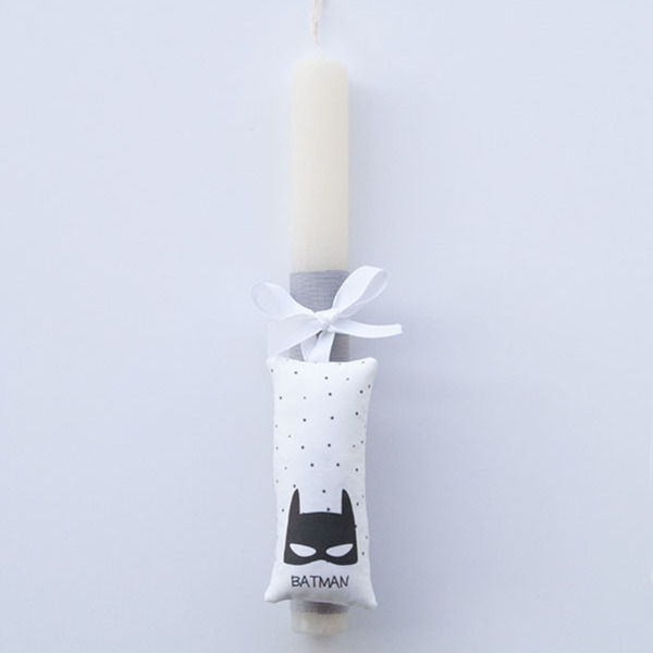 EASTER CANDLE I BATMAN - ύφασμα, αγόρι, λαμπάδες