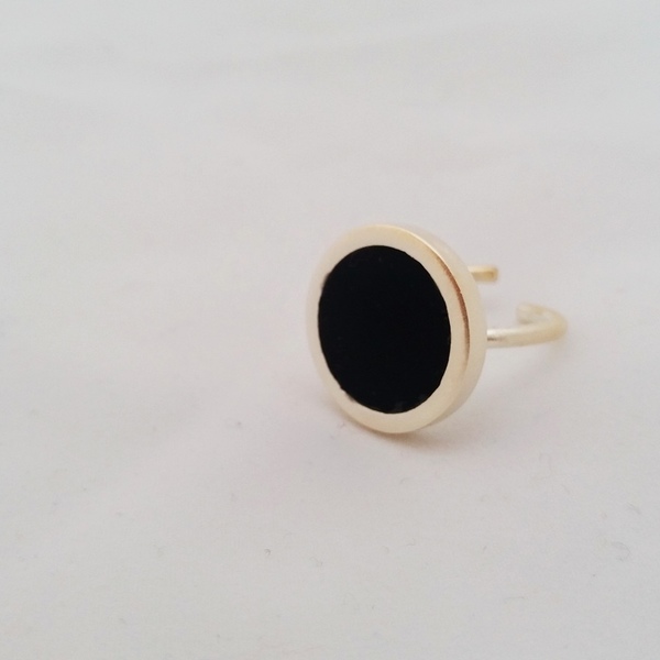 επαργυρωμένο αυξομειούμενο δαχτυλίδι με σμάλτο - γυναικεία, σμάλτος, επάργυρα, δαχτυλίδι, μπρούντζος, αυξομειούμενα - 2