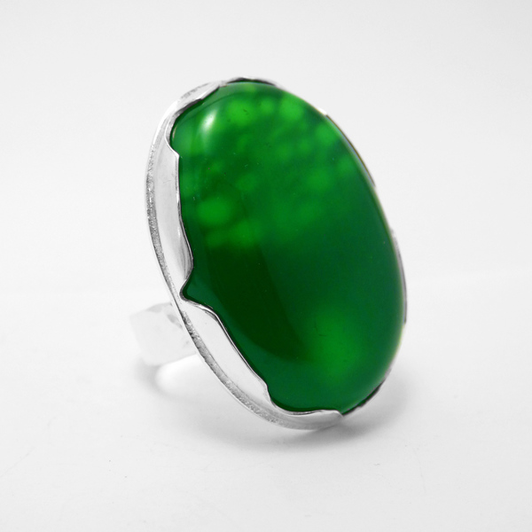 " Green Onyx " - Χειροποίητο επάργυρο δαχτυλίδι με Πράσινο Όνυχα! - ημιπολύτιμες πέτρες, ημιπολύτιμες πέτρες, handmade, fashion, vintage, design, ιδιαίτερο, μοναδικό, μοντέρνο, sexy, επάργυρα, δέντρα, όνυχας, donkey, χειροποίητα, romantic, κλασσικά