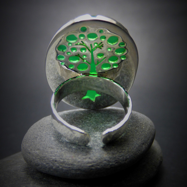 " Green Onyx " - Χειροποίητο επάργυρο δαχτυλίδι με Πράσινο Όνυχα! - ημιπολύτιμες πέτρες, ημιπολύτιμες πέτρες, handmade, fashion, vintage, design, ιδιαίτερο, μοναδικό, μοντέρνο, sexy, επάργυρα, δέντρα, όνυχας, donkey, χειροποίητα, romantic, κλασσικά - 3