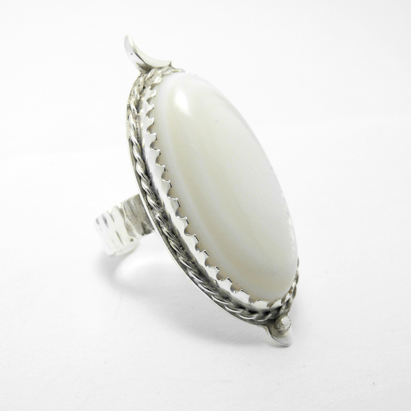 " White Unicorn " - Xειροποίητο δαχτυλίδι επάργυρο με Λευκό Φίλντισι! - ημιπολύτιμες πέτρες, chic, handmade, fashion, vintage, κλασσικό, design, φίλντισι, ιδιαίτερο, μοναδικό, μοντέρνο, sexy, ανοιξιάτικο, χειμωνιάτικο, επάργυρα, donkey, δαχτυλίδι, δαχτυλίδια, χειροποίητα, romantic, απαραίτητα καλοκαιρινά αξεσουάρ, κλασσικά, γυναίκα, boho