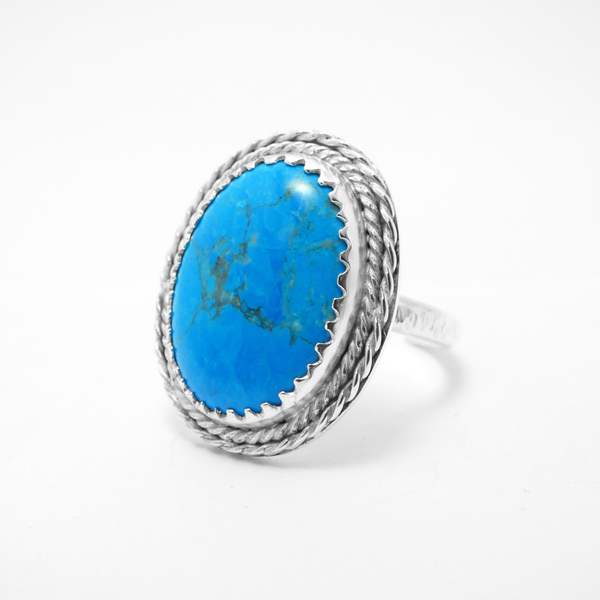 " Blue Howlite " - Χειροποίητο επάργυρο δαχτυλίδι με Μπλε Χαολίτη! - ημιπολύτιμες πέτρες, ημιπολύτιμες πέτρες, chic, handmade, βραδυνά, fashion, καλοκαιρινό, vintage, design, ιδιαίτερο, μοναδικό, μοντέρνο, γυναικεία, sexy, χαολίτης, ανοιξιάτικο, σύρμα, χειμωνιάτικο, επάργυρα, επάργυρα, donkey, δαχτυλίδι, χειροποίητα, romantic, πριγκίπισσα, απαραίτητα καλοκαιρινά αξεσουάρ, κλασσικά, γυναίκα, boho, αυξομειούμενα
