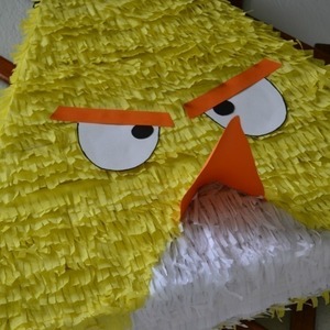 Πινιάτα Θυμωμένο bird Κίτρινο - πάρτυ, birthday, πινιάτες, παιδικό πάρτυ, ήρωες κινουμένων σχεδίων - 2