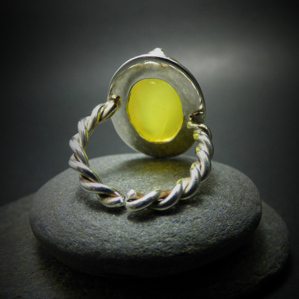 " Yellow Jade " - Χειροποίητο επάργυρο δαχτυλίδι με Κίτρινο Ιαδεΐτη! - ημιπολύτιμες πέτρες, ημιπολύτιμες πέτρες, chic, handmade, fashion, καλοκαιρινό, vintage, κλασσικό, design, ιδιαίτερο, μοναδικό, μοντέρνο, γυναικεία, sexy, ανοιξιάτικο, επάργυρα, επάργυρα, donkey, χειροποίητα, romantic, απαραίτητα καλοκαιρινά αξεσουάρ, κλασσικά, γυναίκα, ethnic - 3