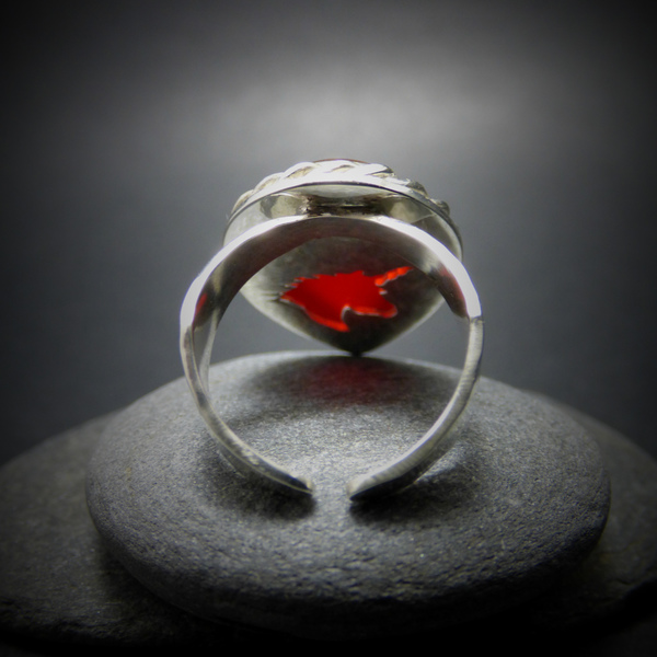 " Red Passion Drop " - Χειροποίητο επάργυρο δαχτυλίδι με Καρνεόλιο. - ημιπολύτιμες πέτρες, ημιπολύτιμες πέτρες, chic, handmade, fashion, vintage, κλασσικό, design, ιδιαίτερο, μοναδικό, μοντέρνο, sexy, ανοιξιάτικο, επάργυρα, επάργυρα, donkey, δαχτυλίδι, δαχτυλίδια, χειροποίητα, romantic, απαραίτητα καλοκαιρινά αξεσουάρ, must αξεσουάρ, κλασσικά, ethnic - 3