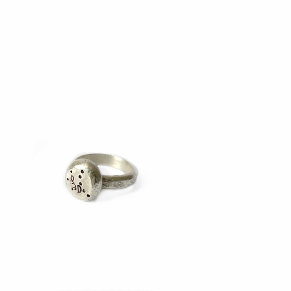 Signet Ring Chevalier| Χειροποίητο ασημένιο δαχτυλίδι, χαραγμένο, συμβολικό - statement, ημιπολύτιμες πέτρες, design, chevalier, κορίτσι, customized, δαχτυλίδι, χειροποίητα, φλοράλ, elegant, romantic, πριγκίπισσα, ασημένια, personalised, boho, ethnic, φυλαχτά