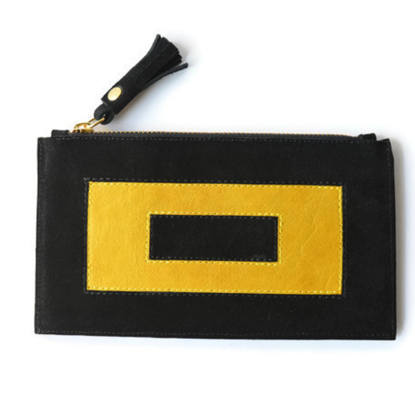 Puzzle δερμάτινο clutch - δέρμα, statement, ύφασμα, βαμβάκι, chic, fashion, φάκελοι, κορίτσι, πουά, για όλες τις ώρες, minimal, δερματίνη, γυναίκα, χειρός, βραδινές, μικρές