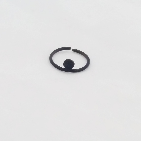 ασημένιο δαχτυλίδι με οξείδωση κύκλος - ασήμι 925, κύκλος, δαχτυλίδι, γεωμετρικά σχέδια