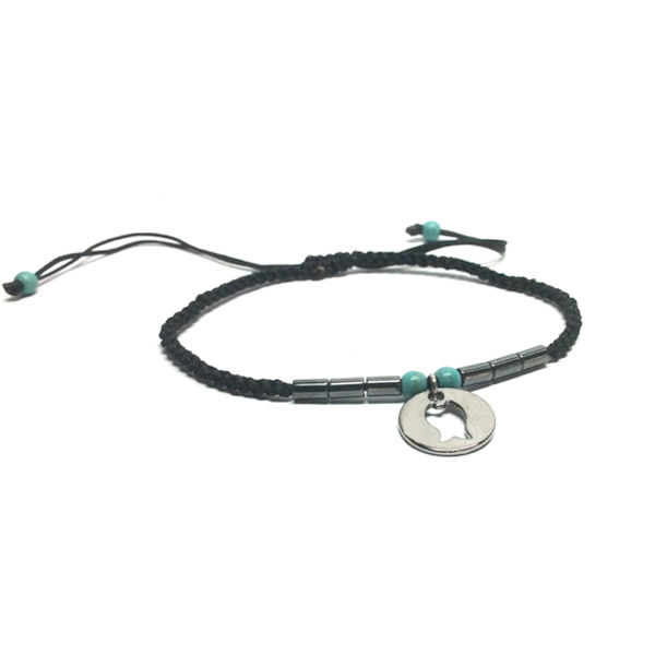 Unisex "fish" bracelet - ημιπολύτιμες πέτρες, chic, ανδρικά, ανοιξιάτικο, βραχιόλι, κορδόνια, unisex, unique