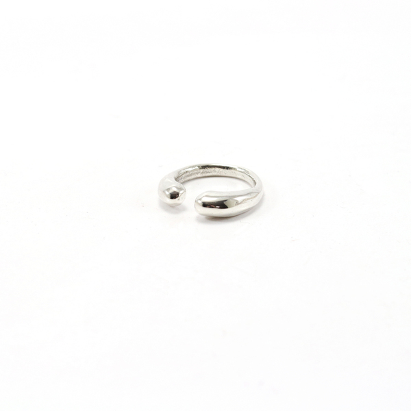 Almost circle - ασήμι 925, δαχτυλίδι, minimal, ασημένια, βεράκια, boho, αυξομειούμενα