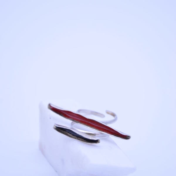 ''Colours'' ring/ Χειροποίητο δαχτυλίδι από ασήμι925 - πολύχρωμο, μοναδικό, ασήμι 925, σμάλτος, δώρο, δαχτυλίδια, χειροποίητα, must αξεσουάρ, ασημένια, γυναίκα, casual - 3