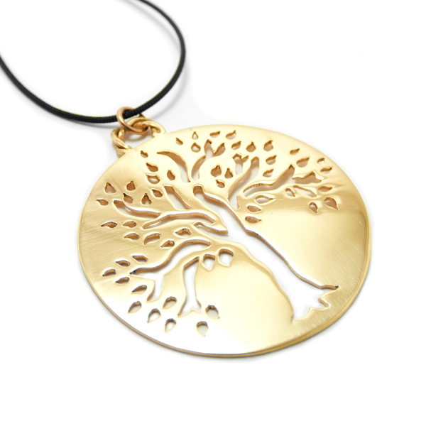 " Gold Tree of Life " - Χειροποίητο επάργυρο-επίχρυσο μενταγιόν με ένα υπέροχο δέντρο! - chic, βραδυνά, fashion, vintage, κλασσικό, design, ιδιαίτερο, μοναδικό, μοντέρνο, γυναικεία, ορείχαλκος, sexy, επάργυρα, επάργυρα, δέντρα, donkey, κολιέ, κορδόνια, κορδόνια, χειροποίητα, φύλλο, romantic, μακριά, γυναίκα, boho, ethnic, επιχρυσωμένο στοιχείο, αυξομειούμενα, μενταγιόν